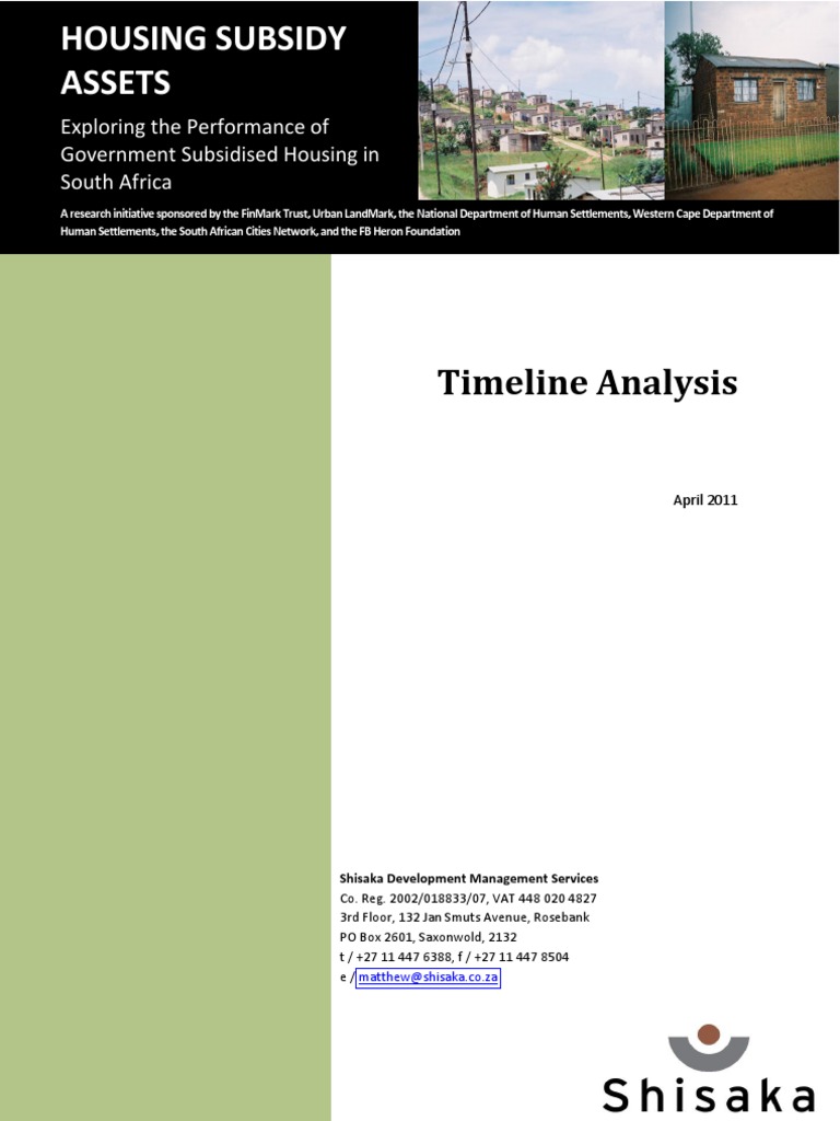 Timeline Analysis Exploring The Performance of Government Subsidised