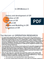 Operations Research an Overview