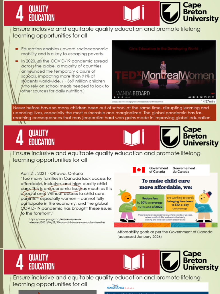 SDG No. 4 - Quality Education | PDF