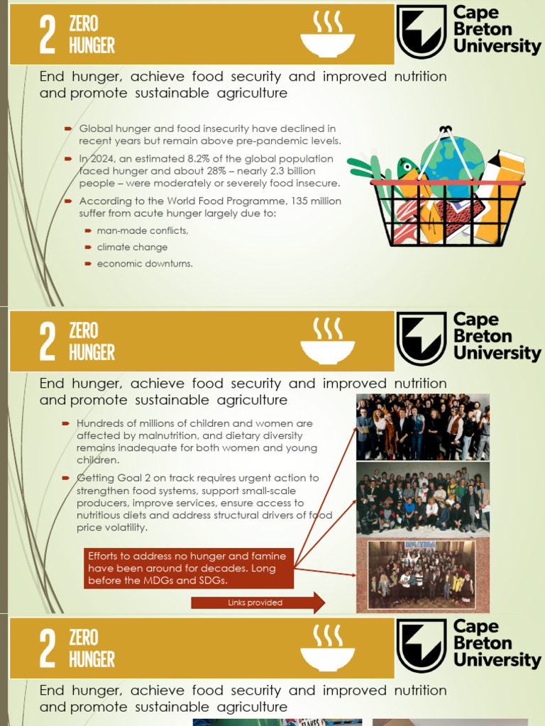 SDG No. 2 - Zero Hunger | PDF