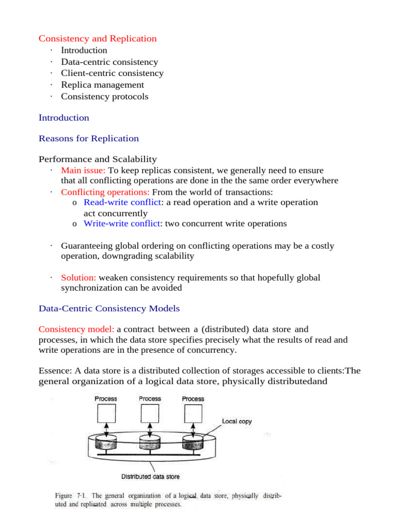 Ds Unit 2. - 3-Consistency | PDF | Replication (Computing) | Cache ...