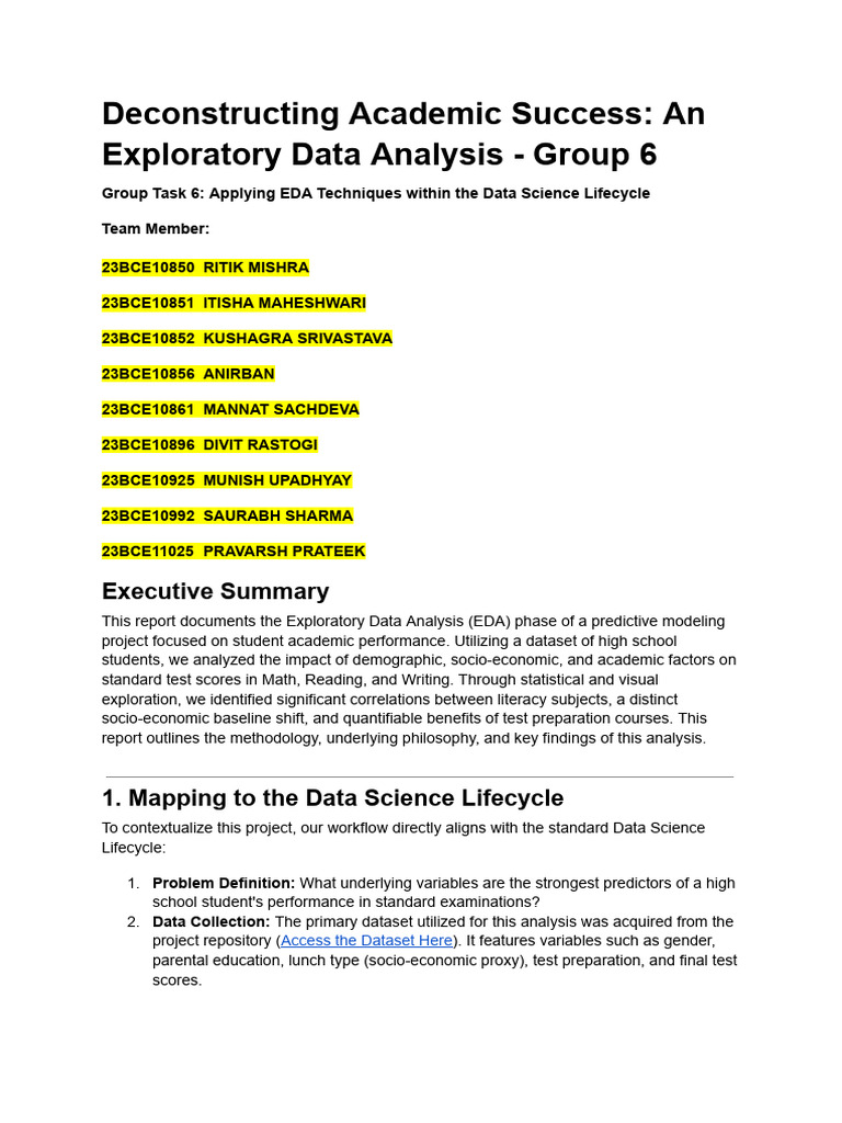 Group 6 Deconstructing Academic Success_ an Exploratory Data Analysis ...