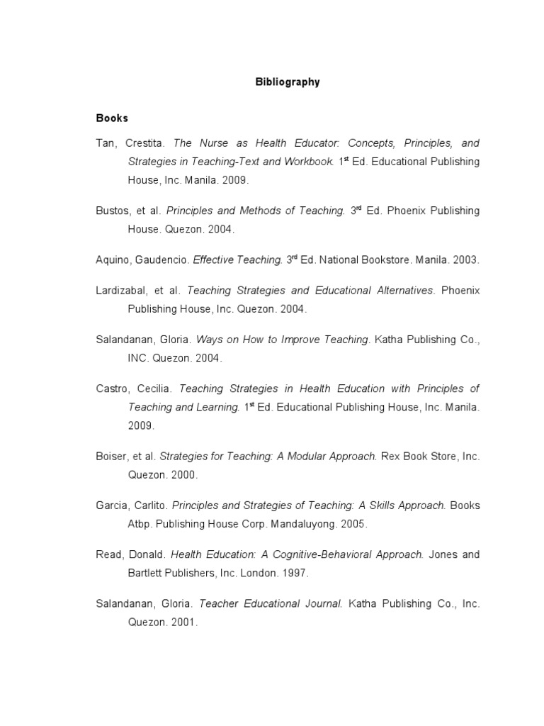 Nursing Research Bibliography Download Free Pdf Sharing Learning