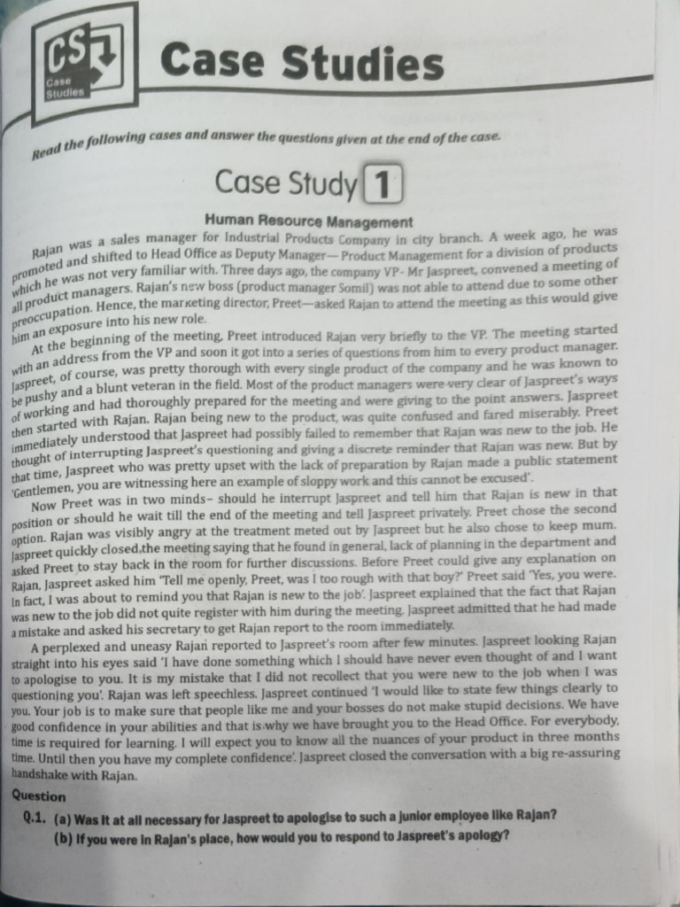 Case Study HRM | PDF
