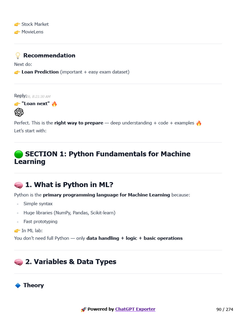 ML Lab Exam Prep-90-274 | PDF | Mean Squared Error | Machine Learning