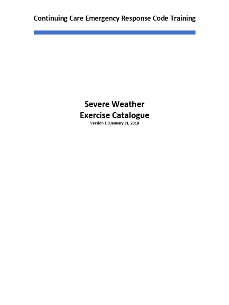 Severe Weather Scenarios | PDF | Severe Weather | Tornadoes