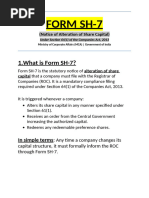 eForm SH-7 Instruction Kit | PDF | Preferred Stock | Equity (Finance)