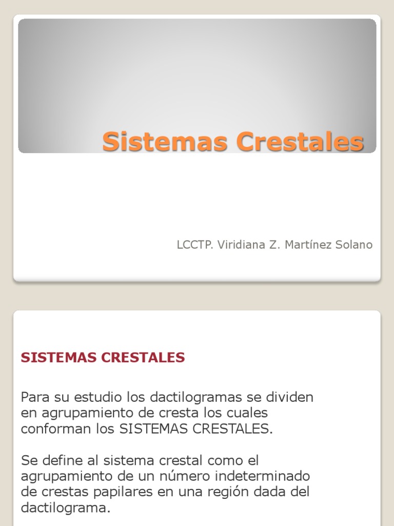 Tipos y Sistemas de Deltas Dactiloscópicos | PDF | Mano | Huella dactilar