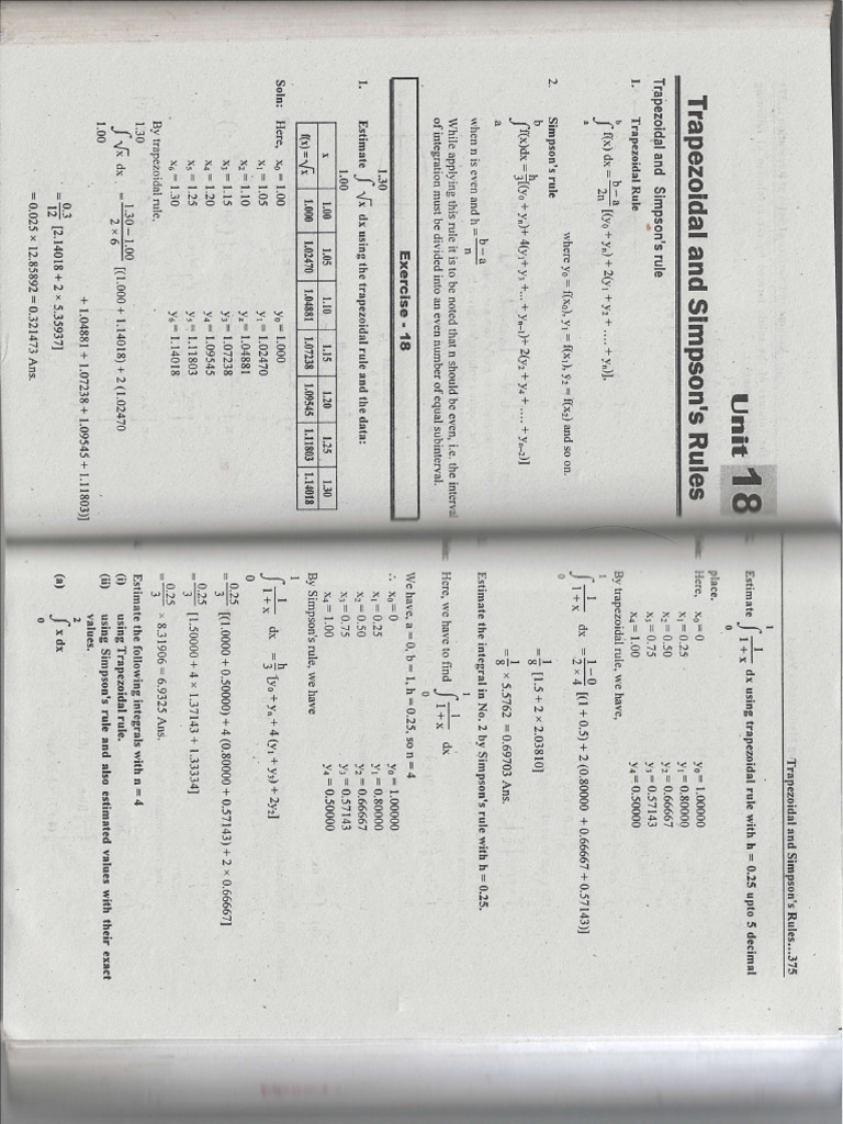 Engineering Mathematics Unit (18-28) | PDF