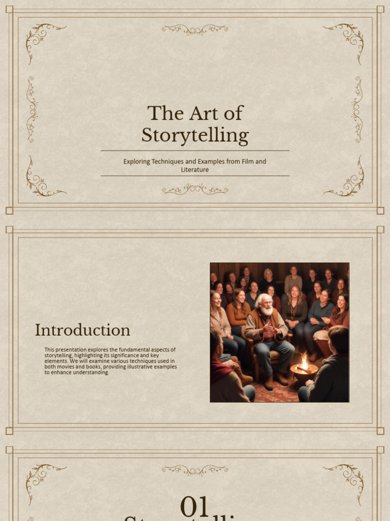 Art of Storytelling Template | PDF | Storytelling | Narrative
