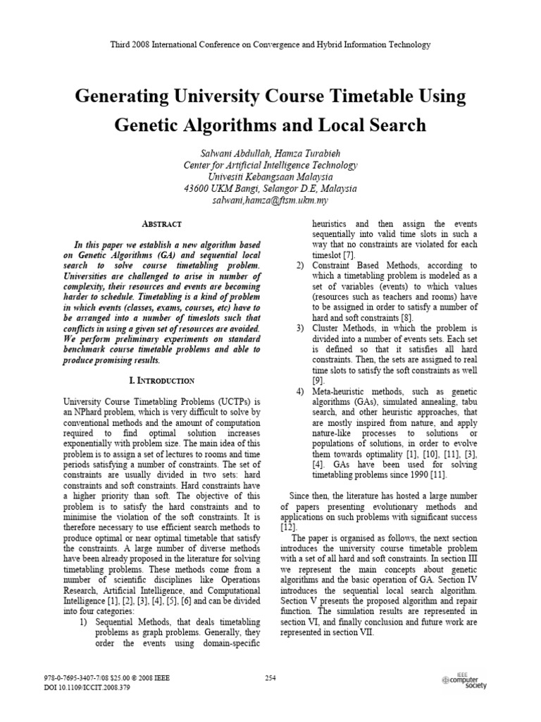 Paper 8 | PDF | Genetic Algorithm | Metaheuristic