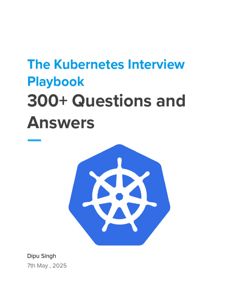 The Kubernetes Interview Playbook | PDF | Computer Cluster | Computing