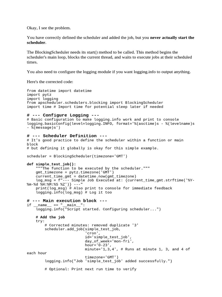 AP Scheduler | PDF | Scheduling (Computing) | Command Line Interface