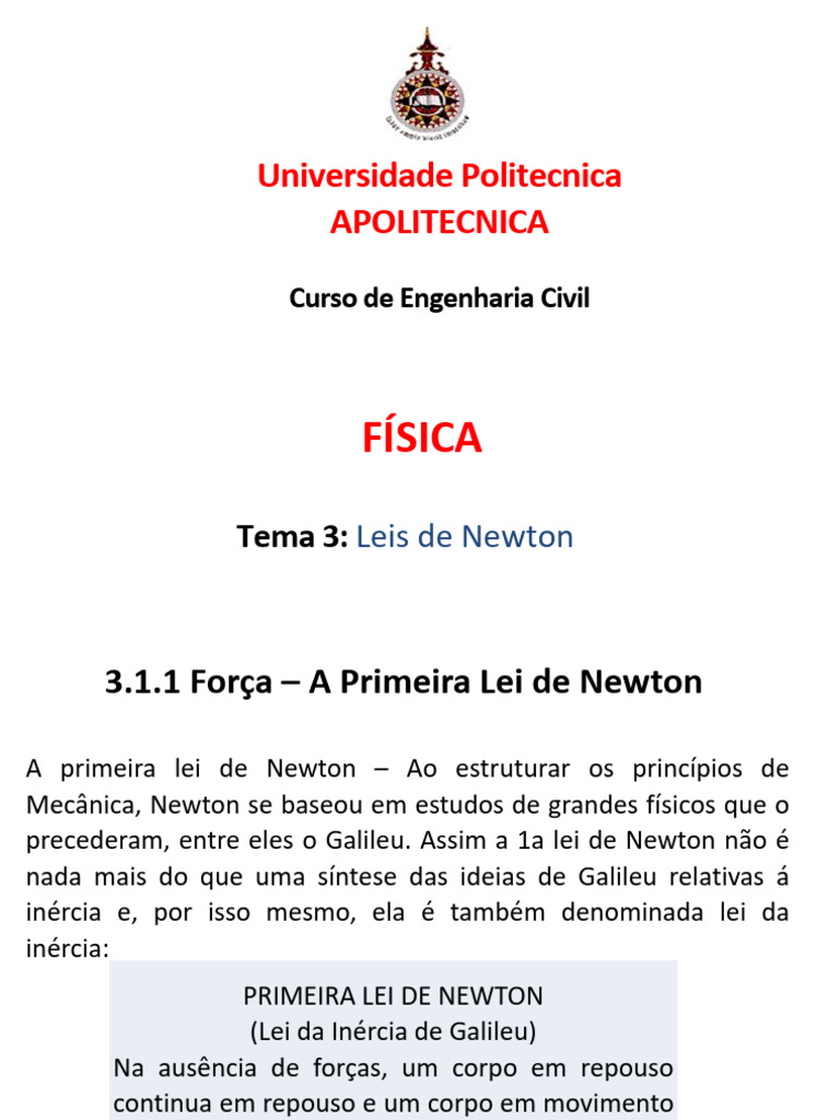 Aula_Tema_3 | PDF | Atrito | Força