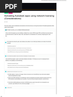 Configuring Autodesk Network License | PDF