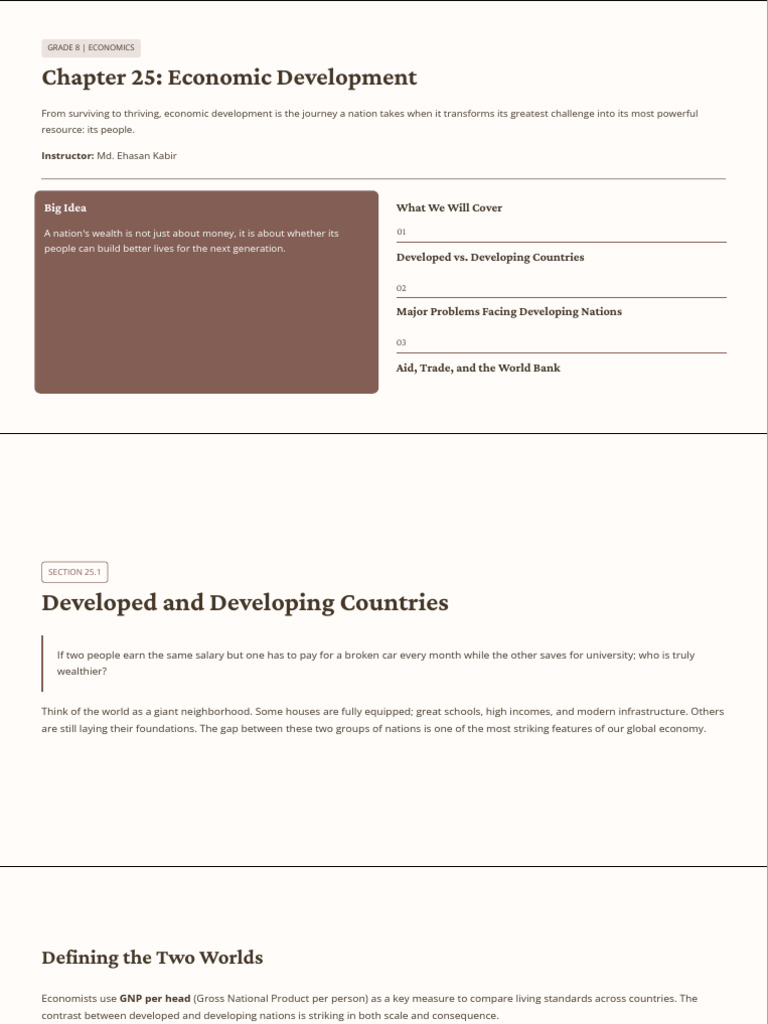 Chapter 25 Economic Development | PDF | Aids | Developing Country