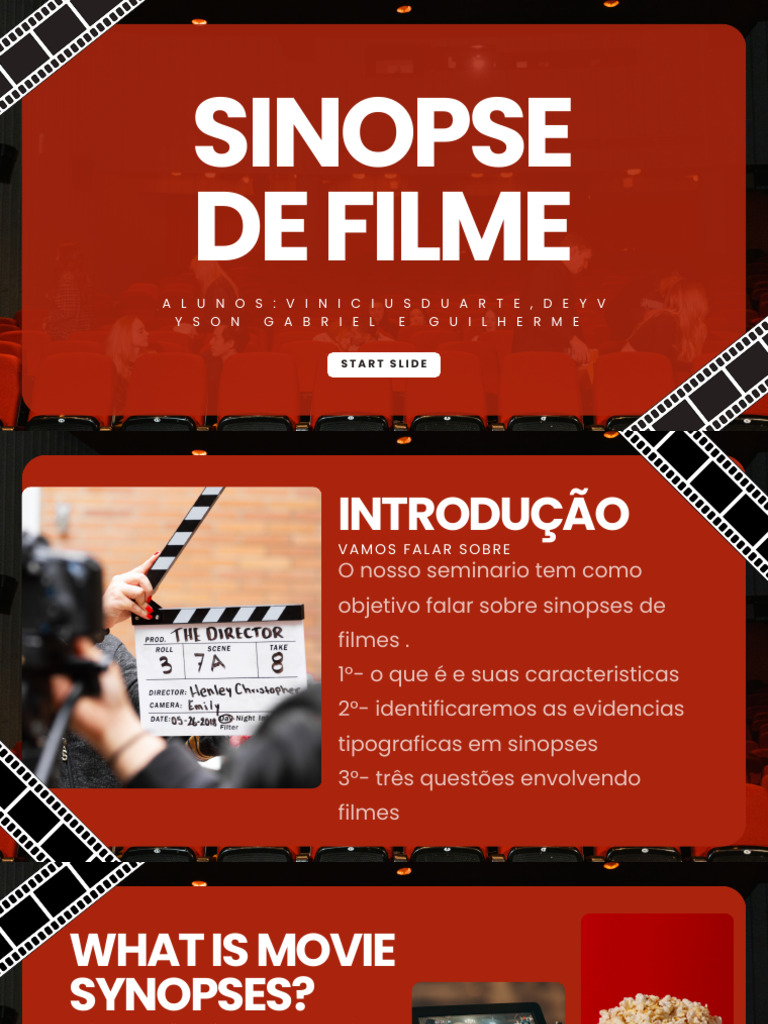 Sinopse de Filme | PDF | Abstract (resumo)