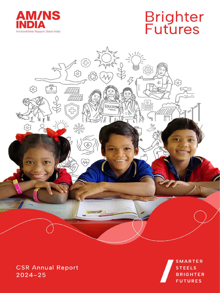 AMNS Annual Report 2024 25 | PDF | Corporate Social Responsibility ...