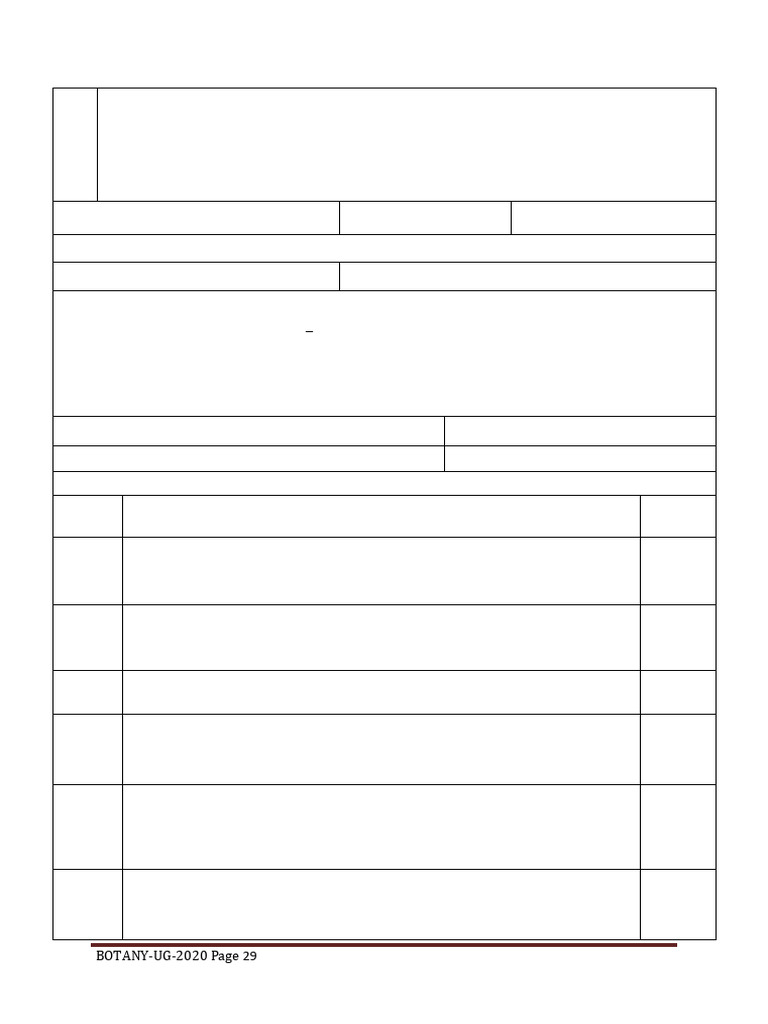 Botany Syllabus IV Sem | PDF | Cereals | Botany