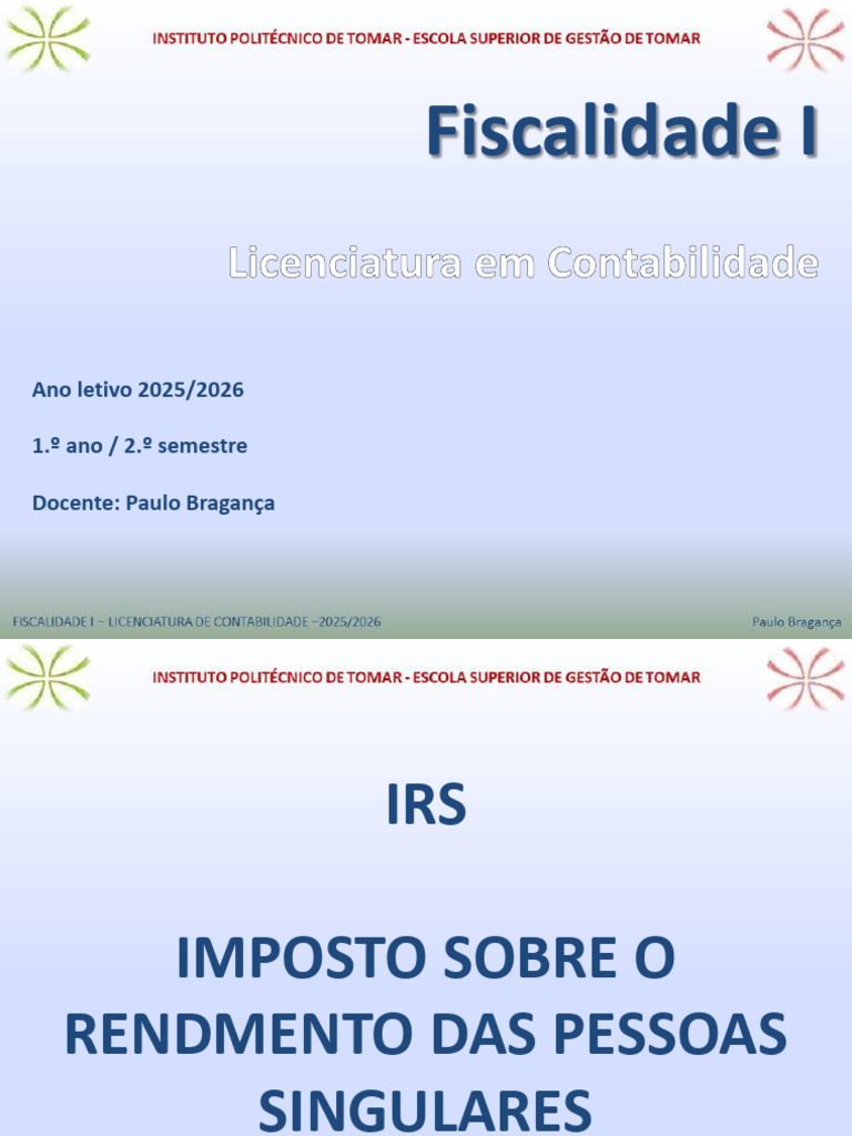 7 - IRS CatG | PDF | Economias
