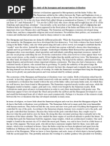 Comparative Study of The Harappan and Mesopotamian Civilisation