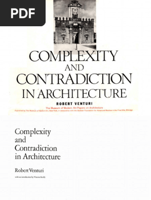 Venturi. Complexity and Contradiction in Architecture | PDF