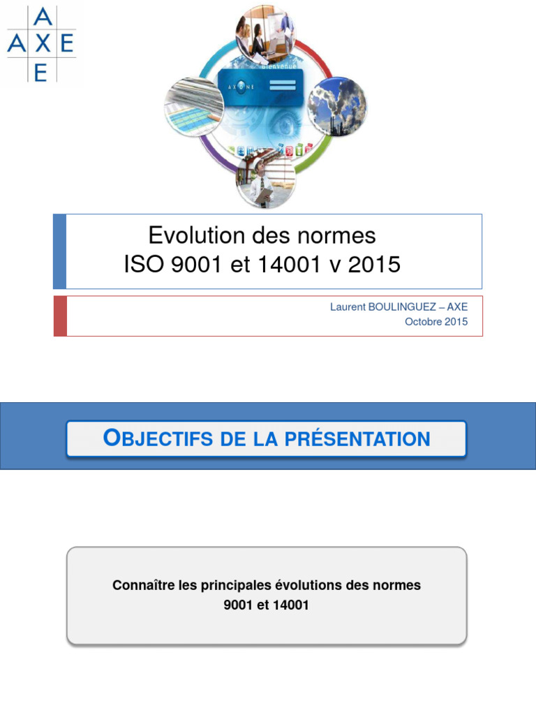 Evolution Des Normes ISO 9001 Et 14001 V | PDF | Risque | Management de ...