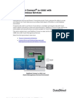 Using Datadirect Connect With Oracle Heterogeneous Services: For Odbc
