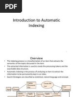 Introduction To Automatic Indexing