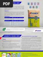 Ficha Técnica: Color para Cemento Cemix | PDF | Hormigón | Cemento