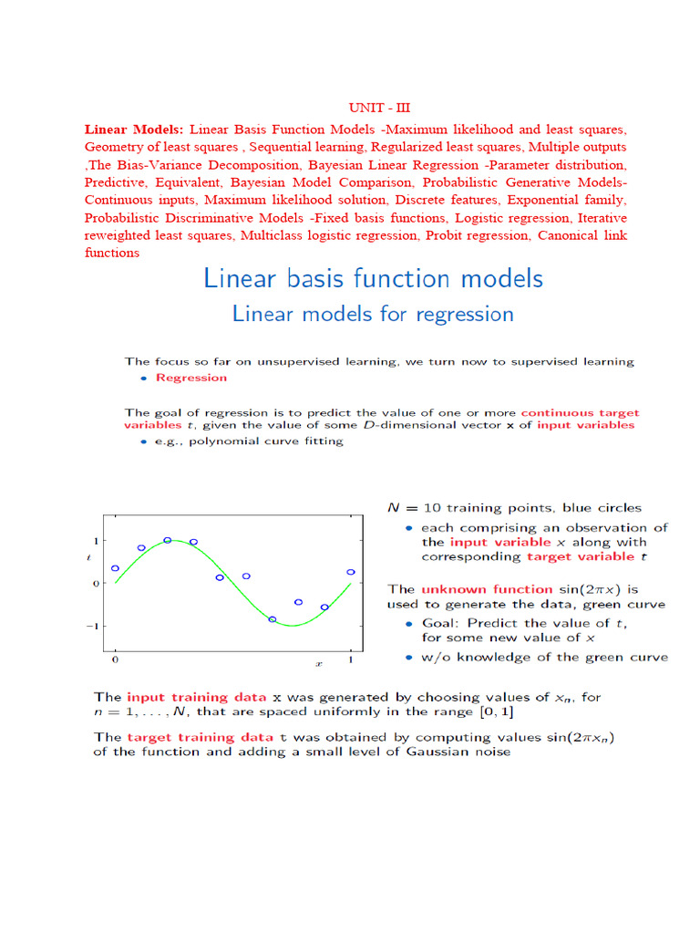 ML unit 3 | PDF