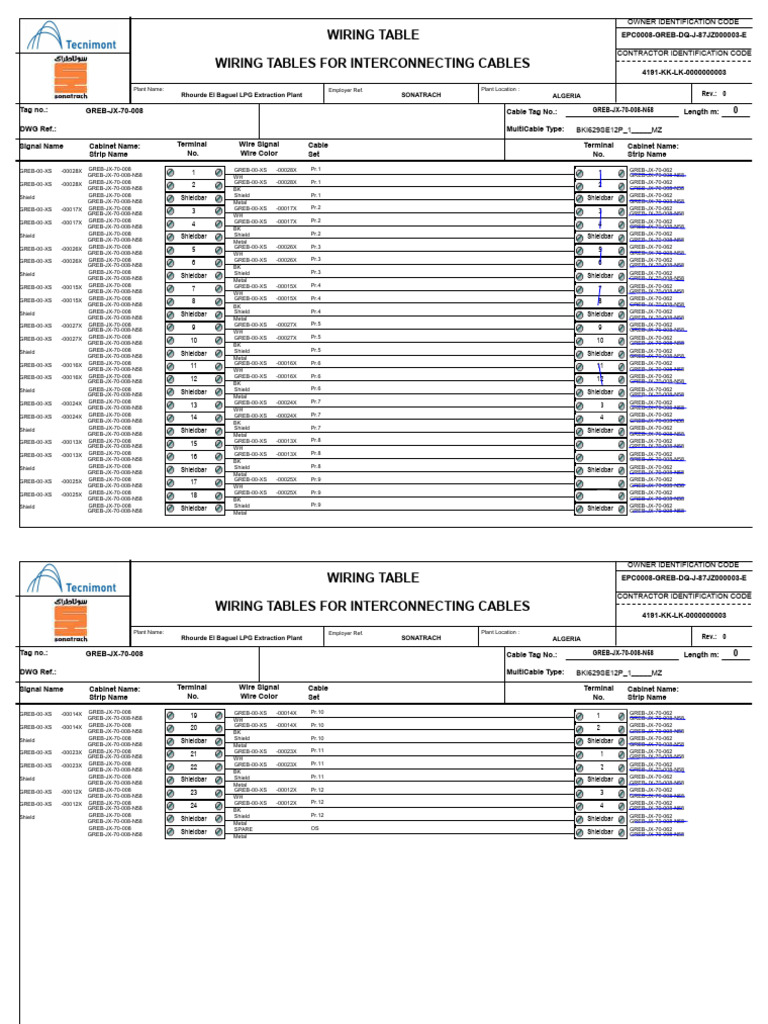 Ss_facp Signal Wiring | PDF | Wire | Electrical Engineering