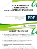 Administracion de Medicamentos Cardiovasculares Diapositivas