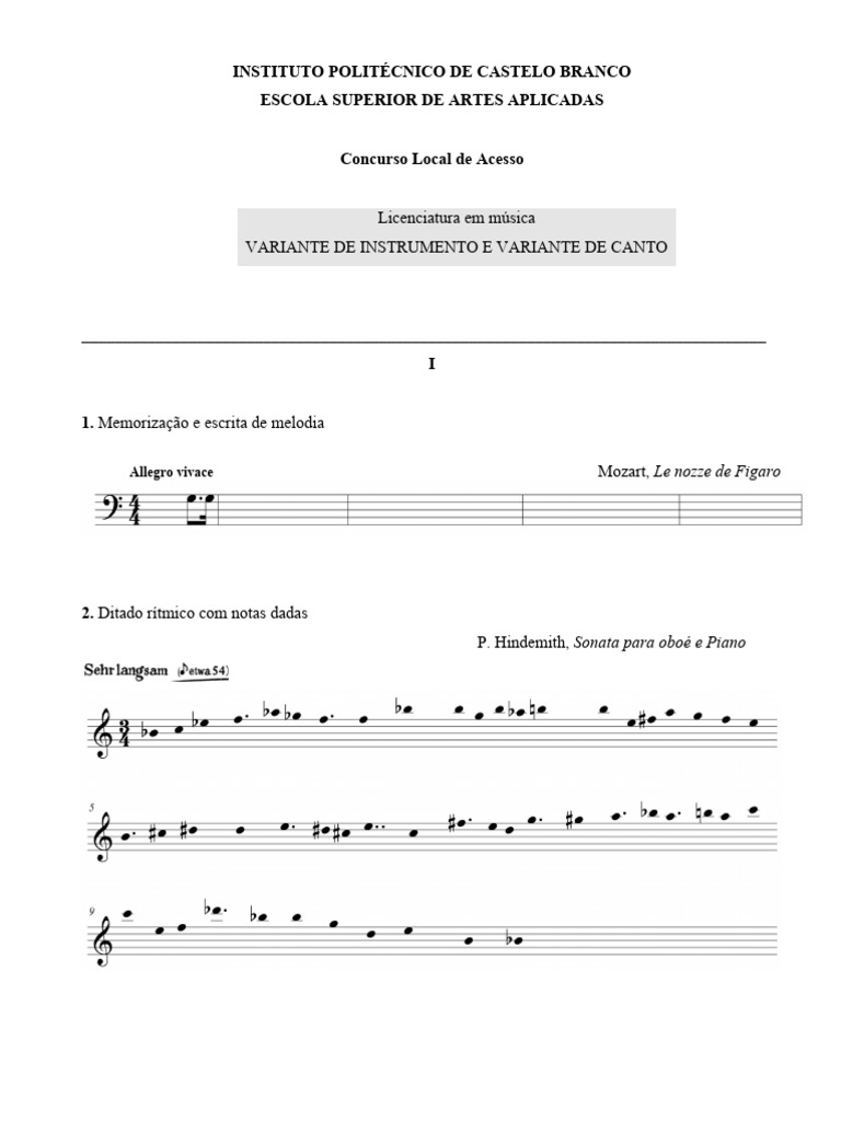 PM CG Instrumento Canto | PDF | Johann Sebastian Bach | Musicologia