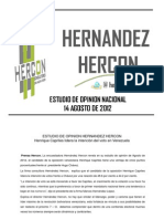 Estudio Nacional Hercon Agosto 2012