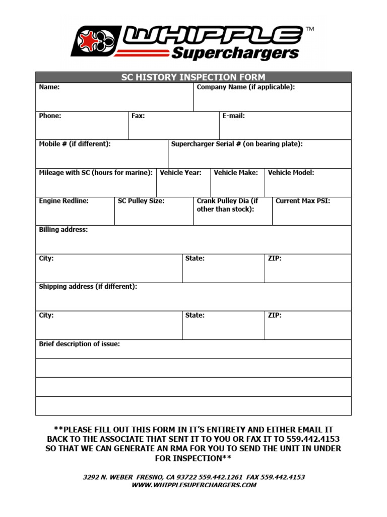 RMA Form_R5 | PDF