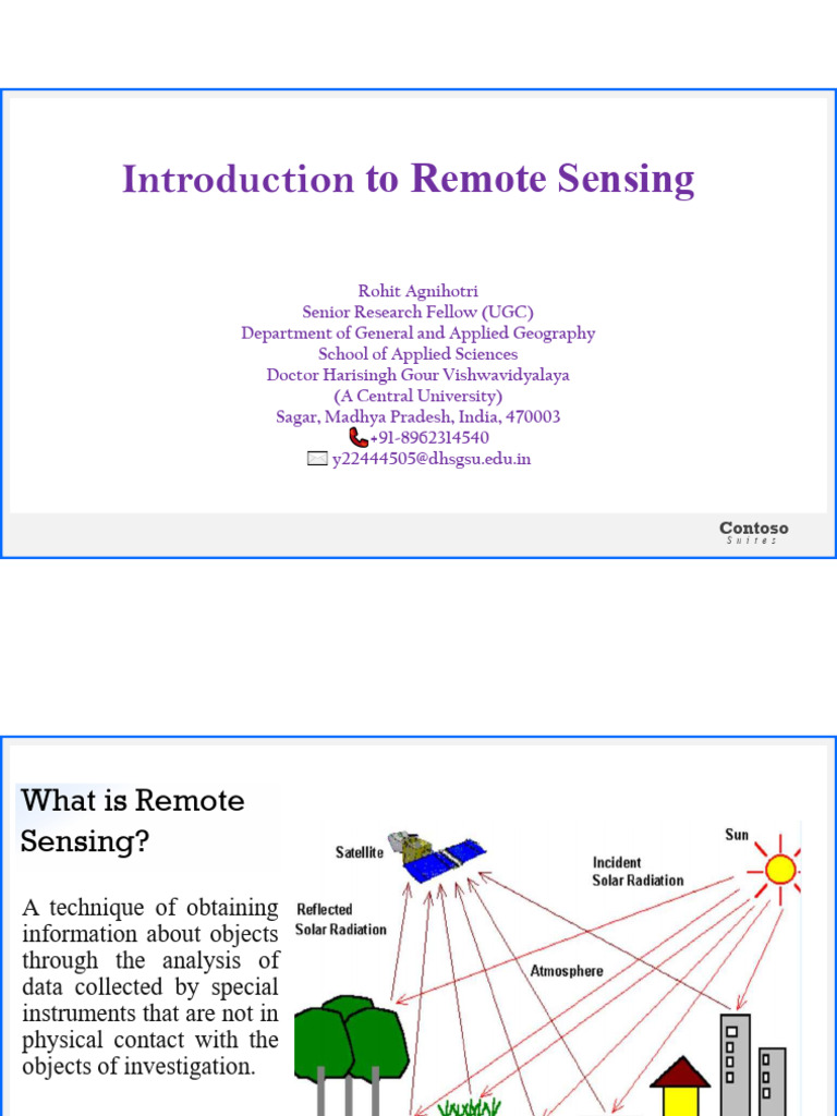 Introduction to Remote Sensing | PDF | Radiation | Outer Space