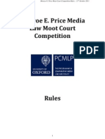 Price Moot Rules