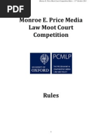 Price Moot Rules