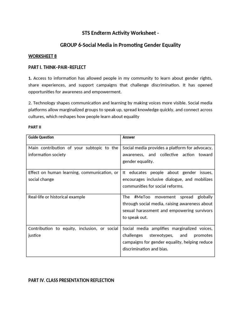 Sts Group 6 Worksheet Activity | PDF | Agriculture | Genetically ...