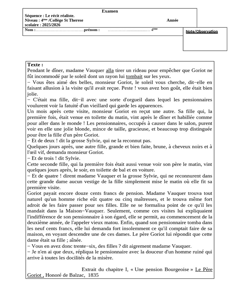 Examen EB8 CE-PE | PDF