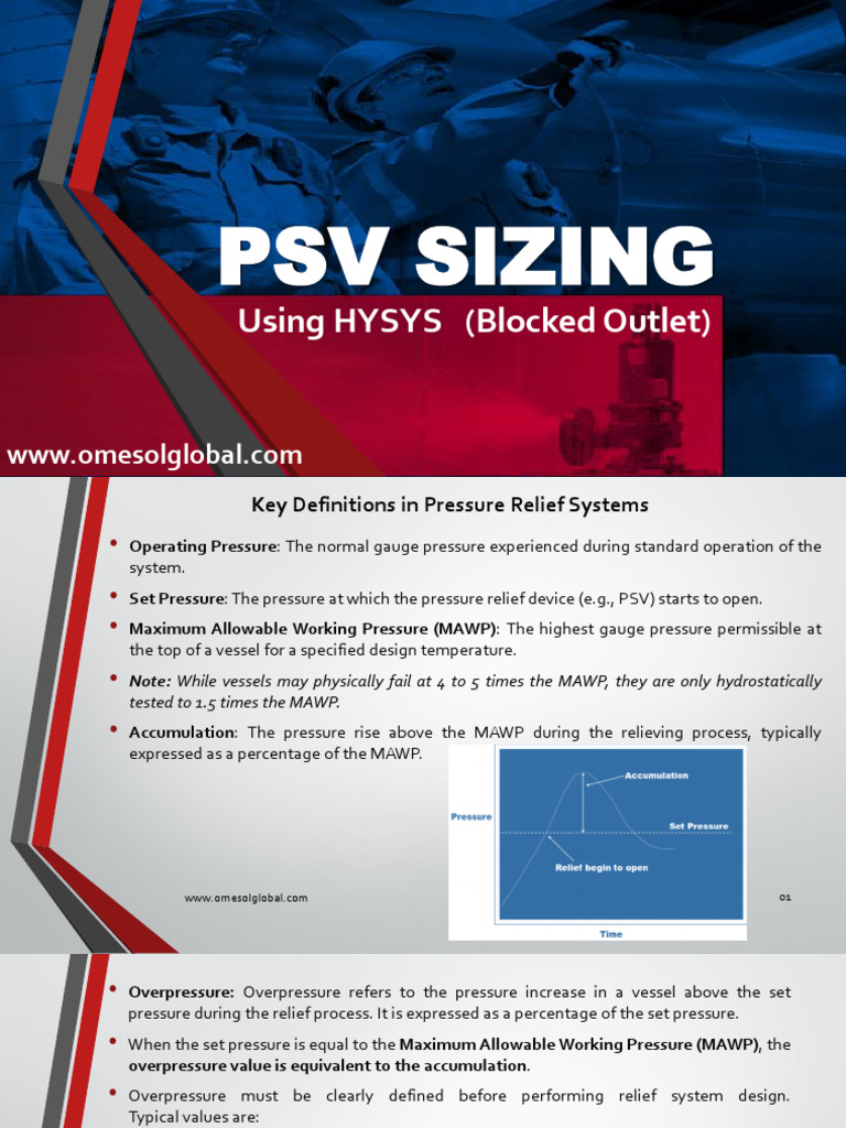 PSV SIZING Blocked Outlet | PDF | Pressure | Valve