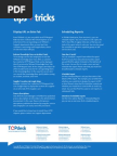 Tips and Tricks