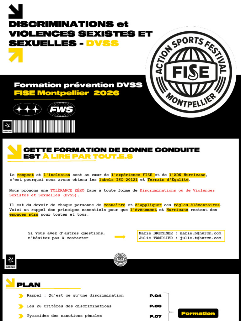 V2 Formation et Plan de Prévention DVSS | PDF | La discrimination ...