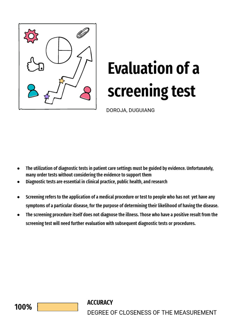 Diagnostic Test Validation | PDF | Sensitivity And Specificity ...