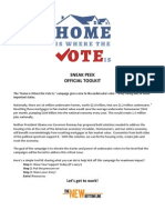 Home Is Where The Vote Is - Toolkit