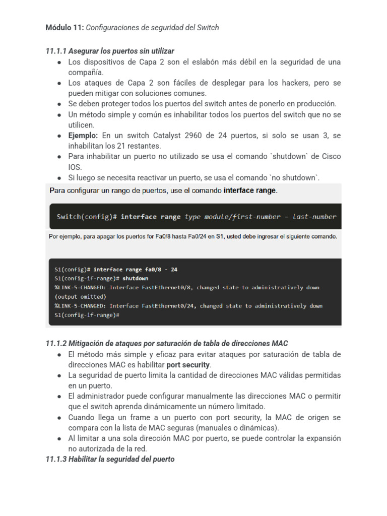 Módulo 11 CCNA2 | PDF | Redes | Red de computadoras