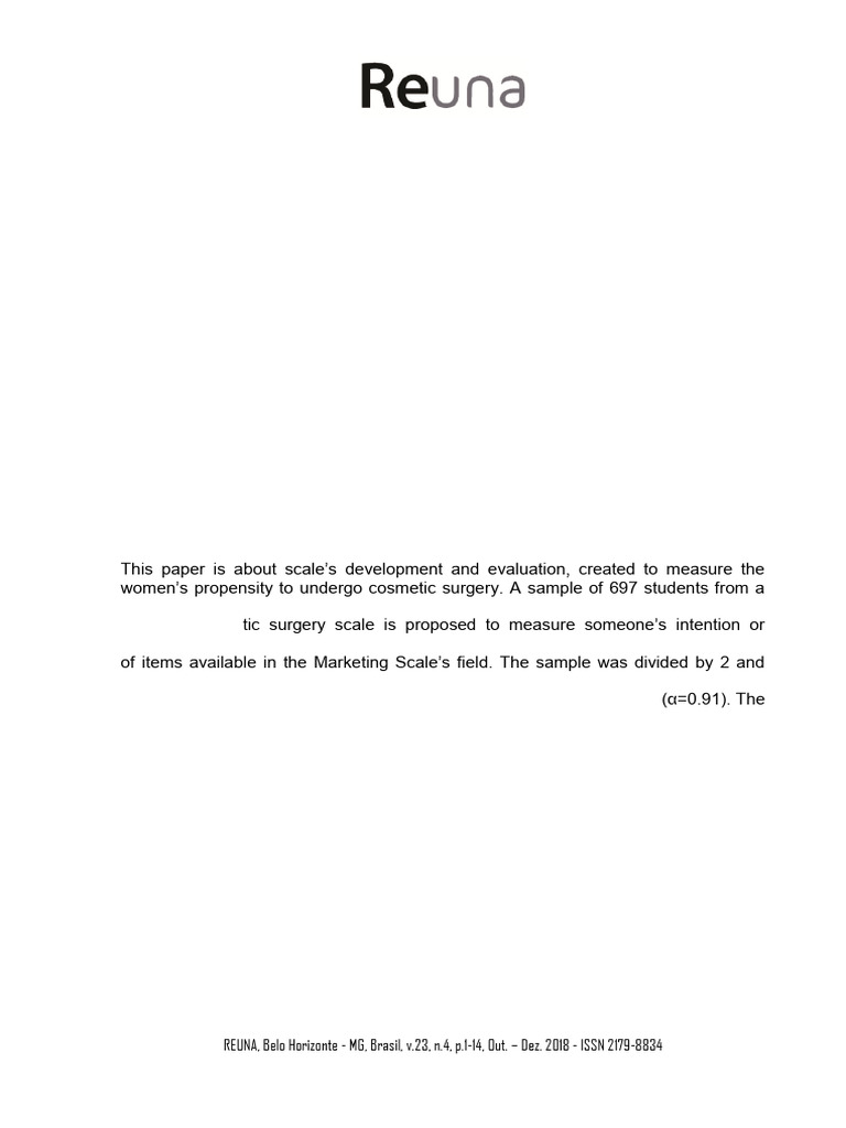 2018 Reuna Escala Cpe | PDF