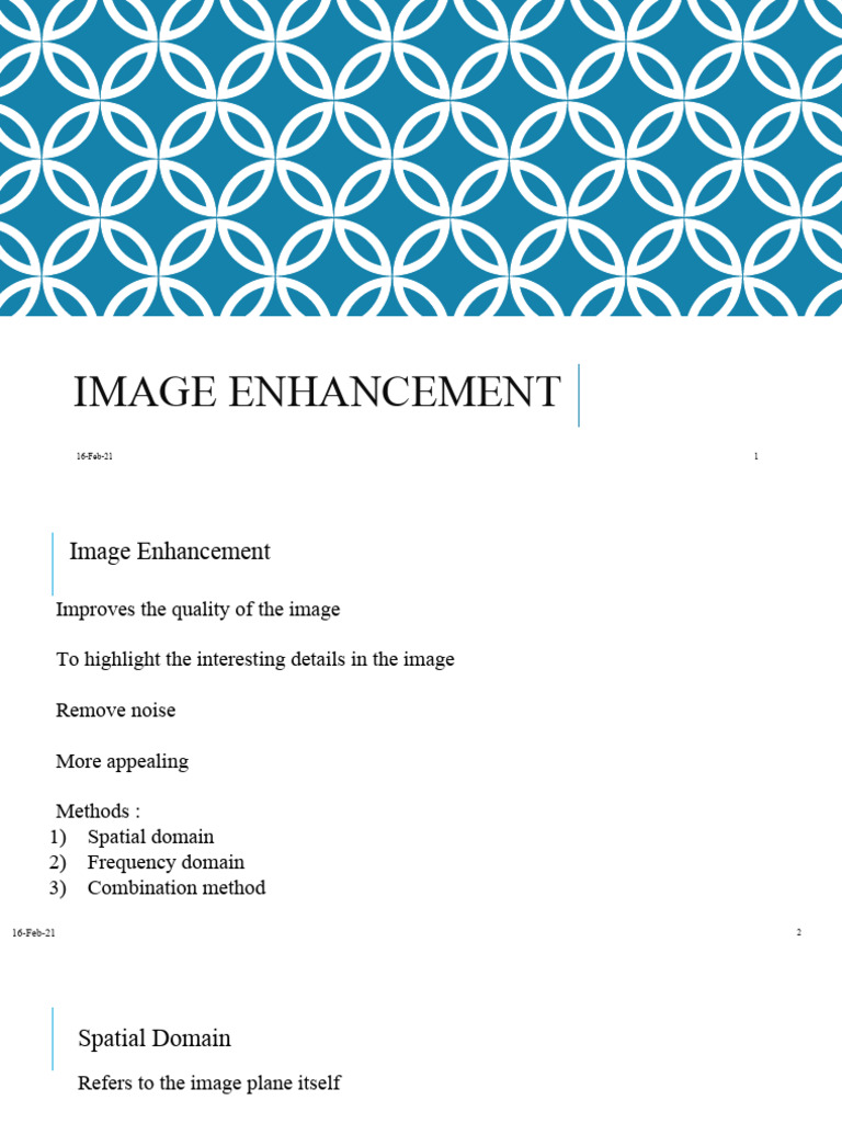 Module 1 - Lecture 4 - Image Enhancement | PDF | Logarithm | Function ...