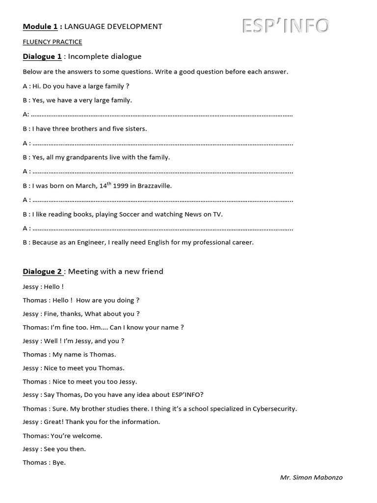 Module 1 Exo | PDF